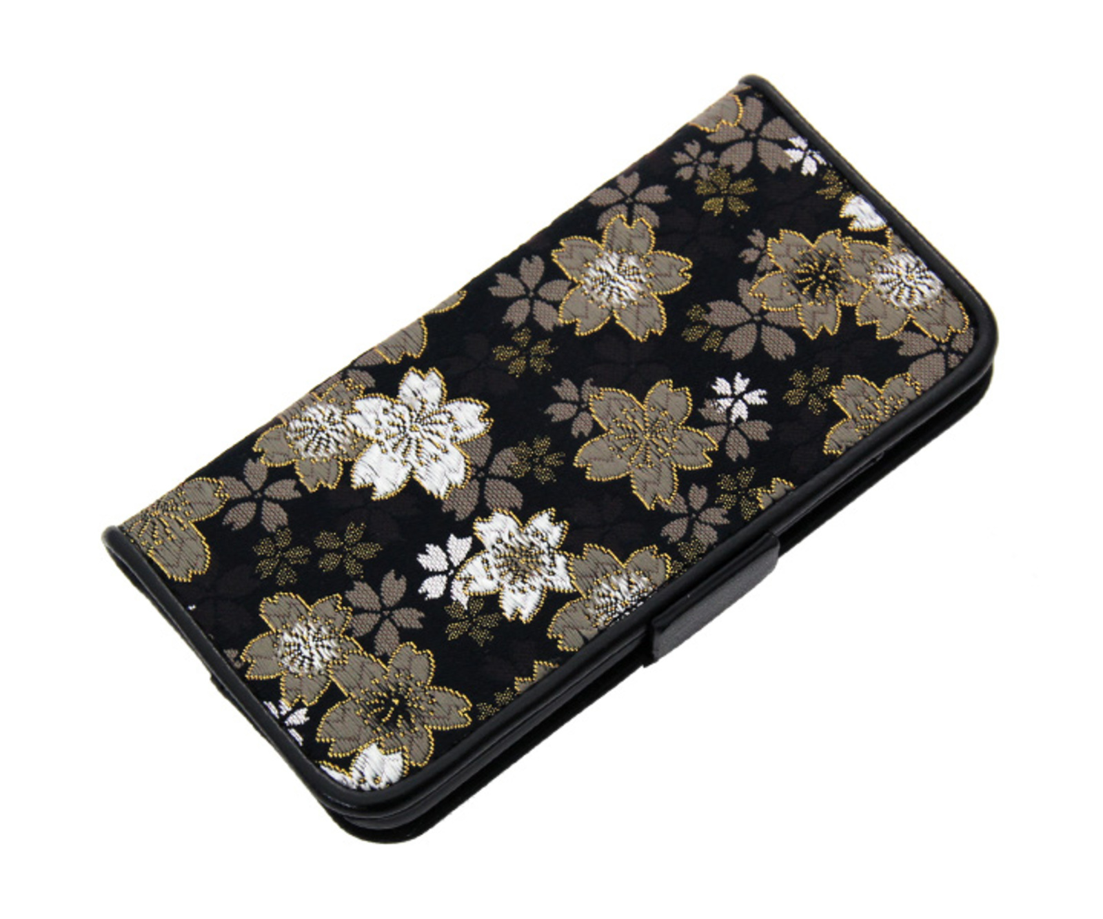 ダーツ雑貨【カメオ】和柄金襴 手帳型スマートフォンケース for 