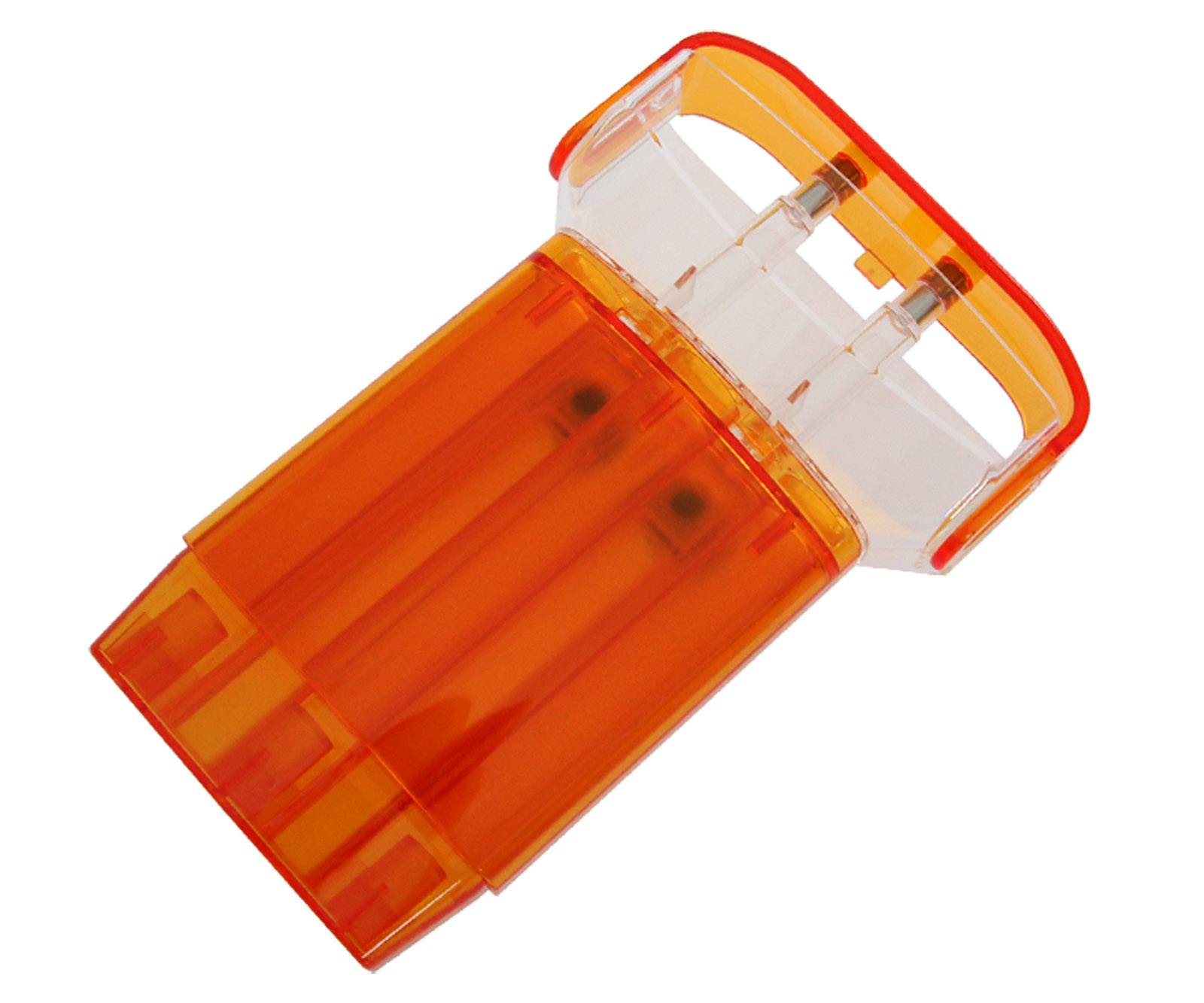 ダーツケース【コスモダーツ】ケースX クリアオレンジ｜ダーツ用品は