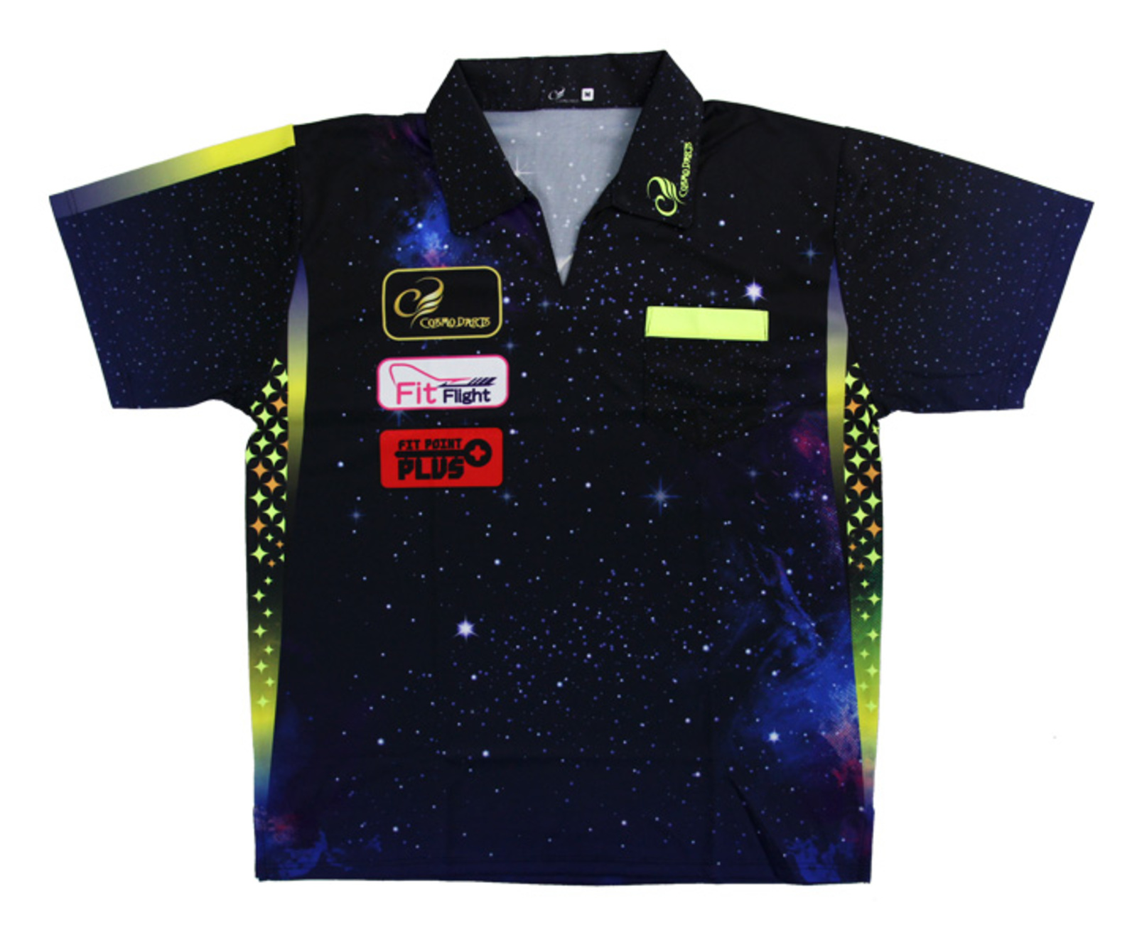 アパレル【コスモダーツ】レプリカダーツシャツ Galaxyタイプ M
