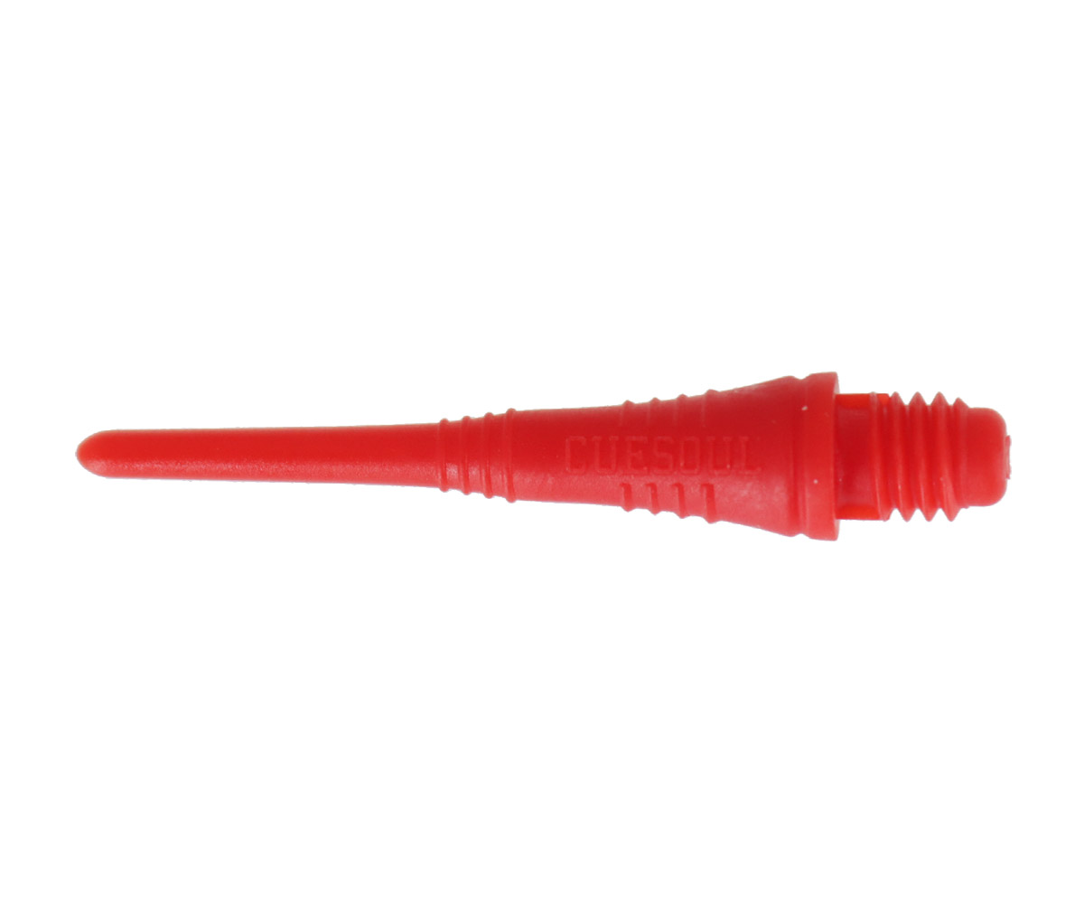 CALIBURN Aetherroot ダーツ 19g ソフトティップ ティップ【キューソール】ソフトダーツチップ レッド 100pcs｜ダーツ