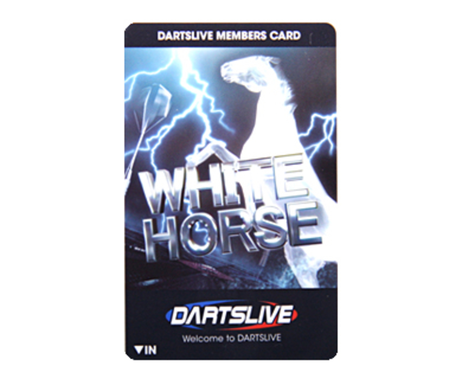 ダーツゲームカード【ダーツライブ】CARD NO.1016 WHITE HORSE｜ダーツ 