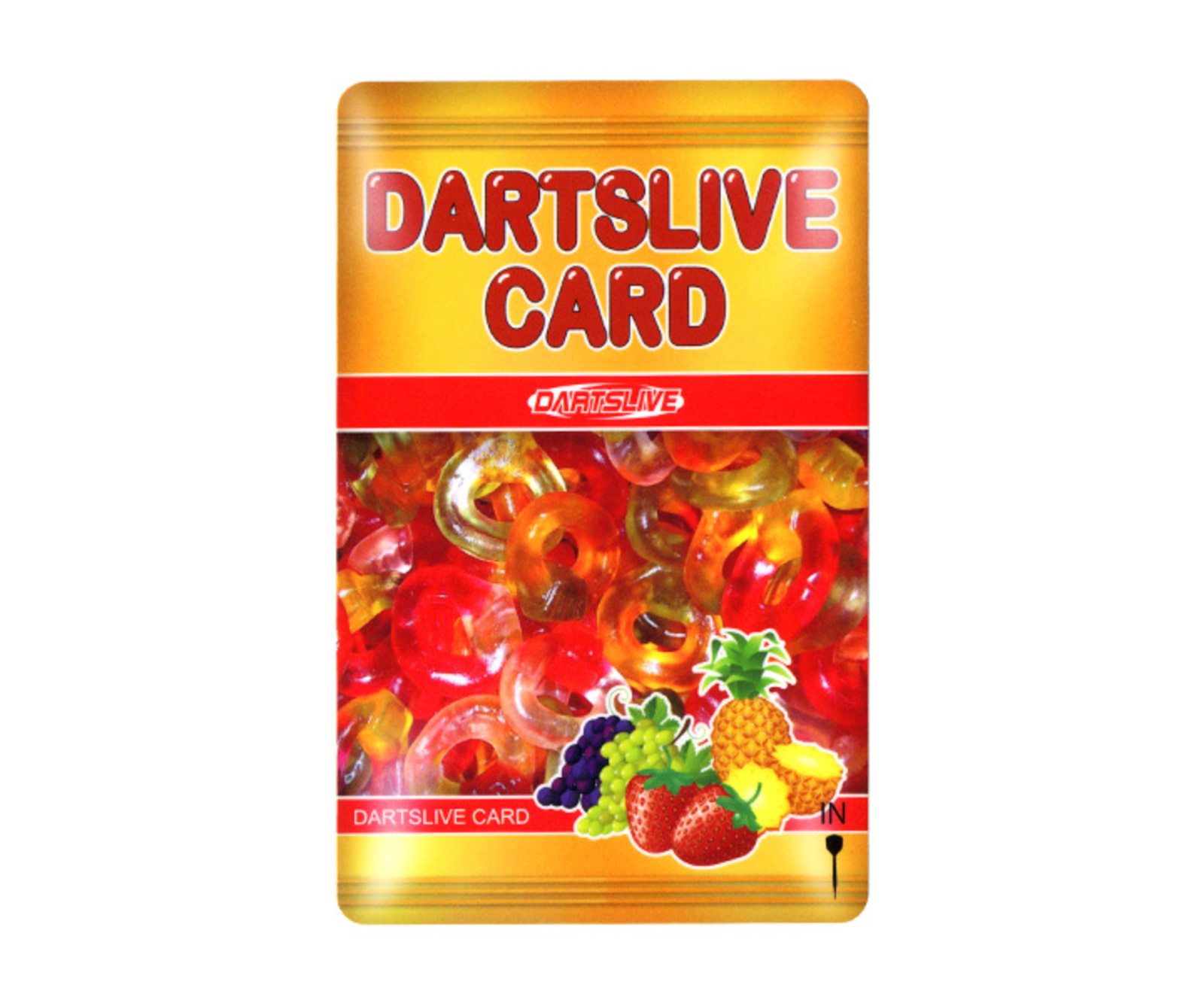 ダーツゲームカード【ダーツライブ】NO.1573 フルーツグミ｜ダーツ用品