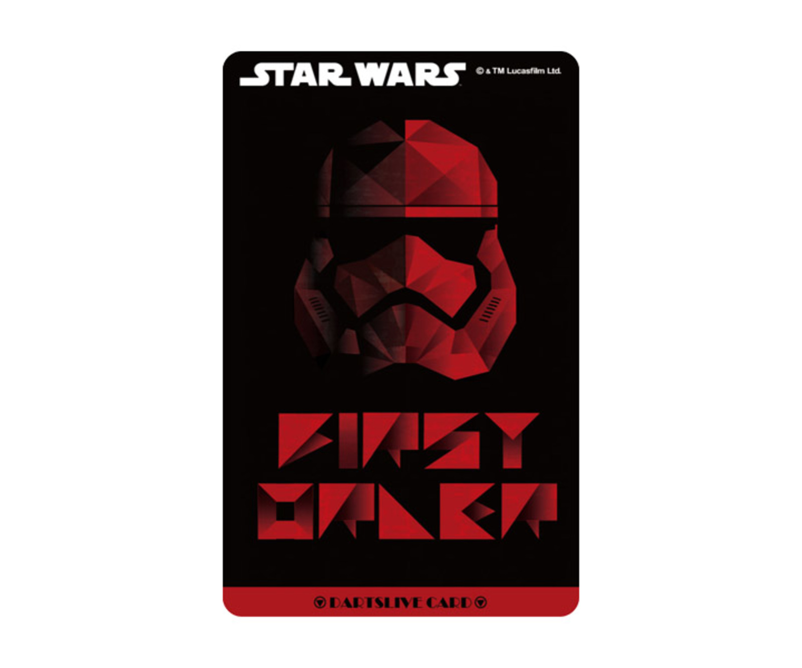 ダーツゲームカード【ダーツライブ】NO.1708 スターウォーズ ストーム