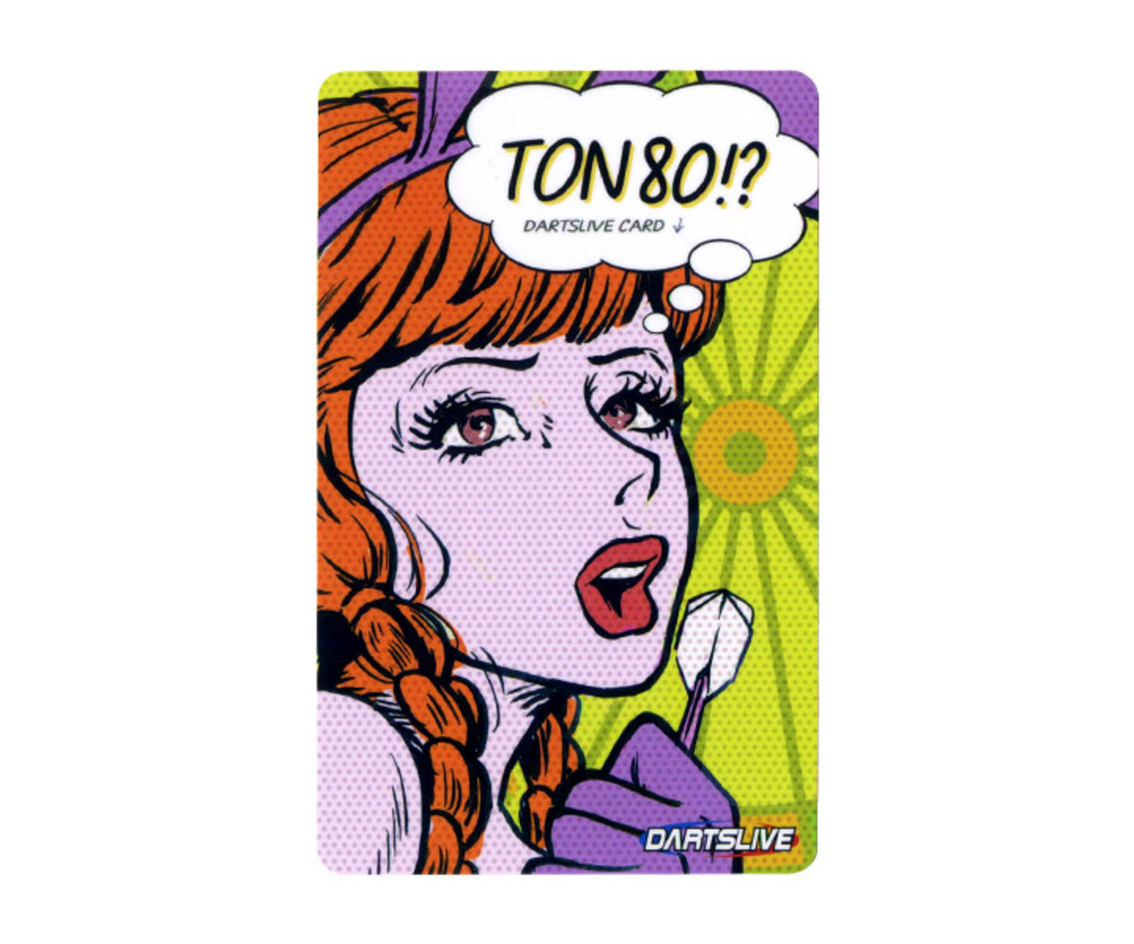 ダーツゲームカード【ダーツライブ】NO.1717 TON80｜ダーツ用品