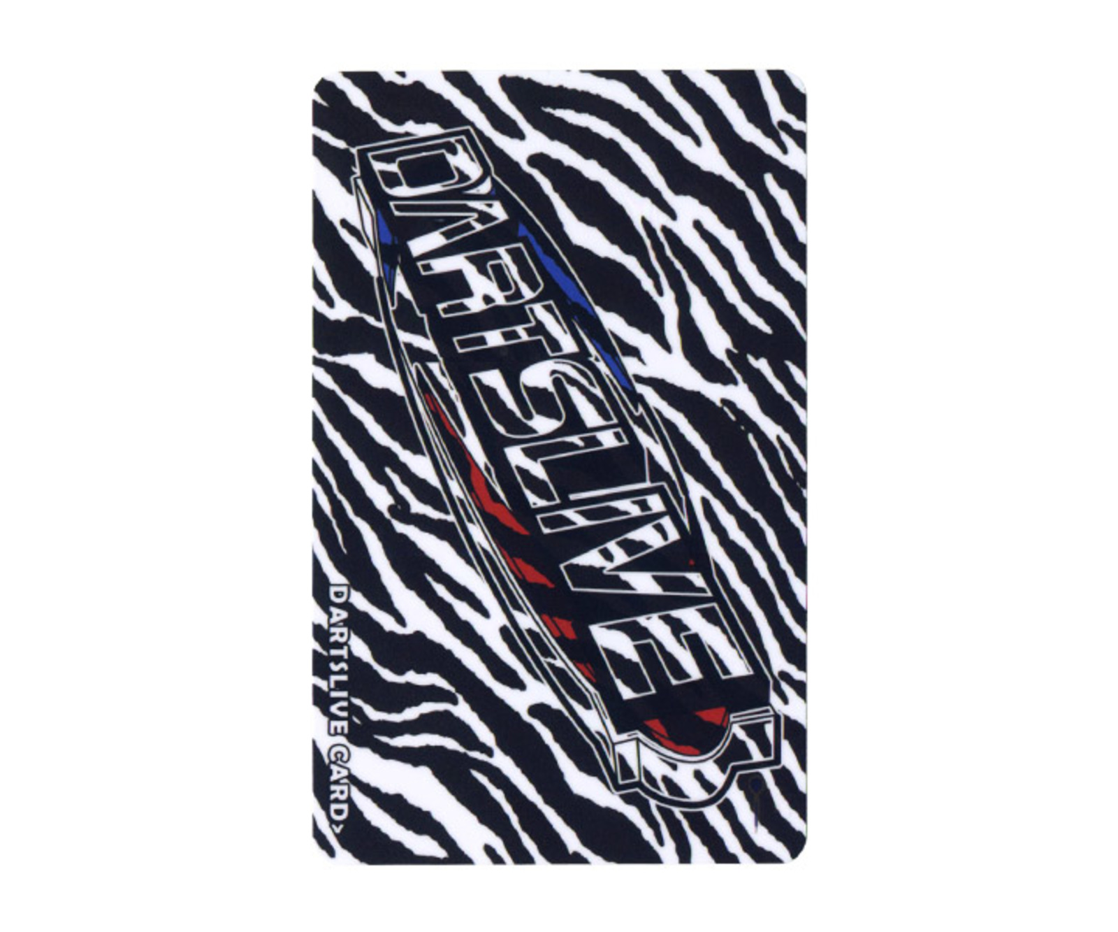 ダーツゲームカード【ダーツライブ】NO.1746 ロゴ ゼブラ｜ダーツ用品