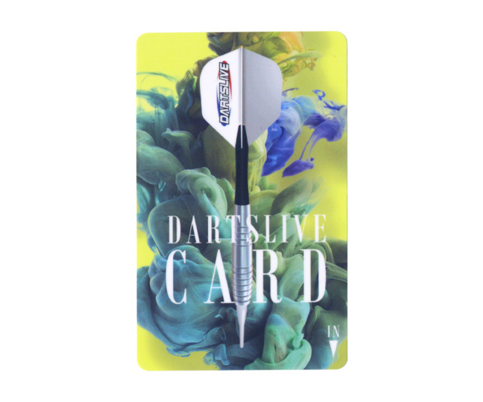 ダーツゲームカード【ダーツライブ】NO.1771 ダーツ＆イエロー｜ダーツ