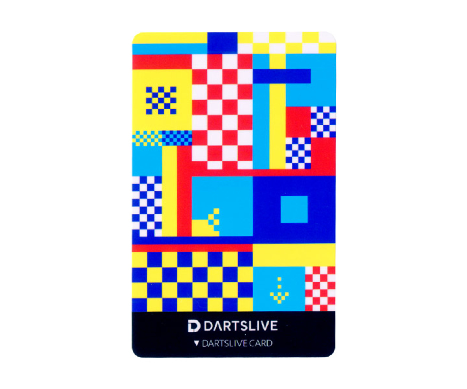 DARTSLIVE めんどくさく ダーツライブカード カラフルブロック絵