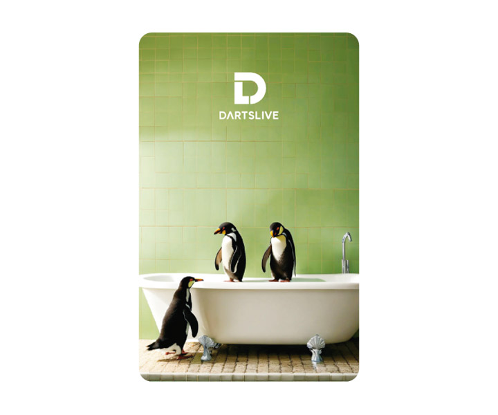 ゲームカード【ダーツライブ】#54 ペンギンバス｜ダーツ用品は 