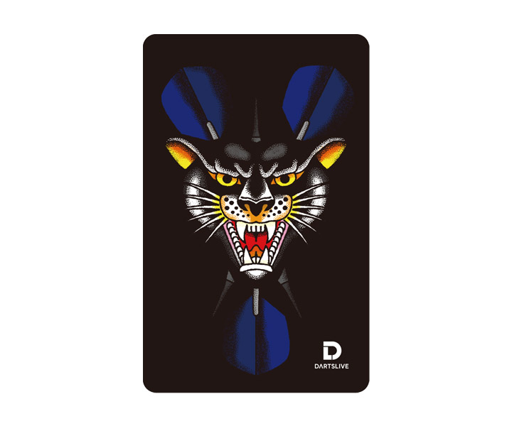 ゲームカード【ダーツライブ】#59 ブラックパンサー｜ダーツ用品は