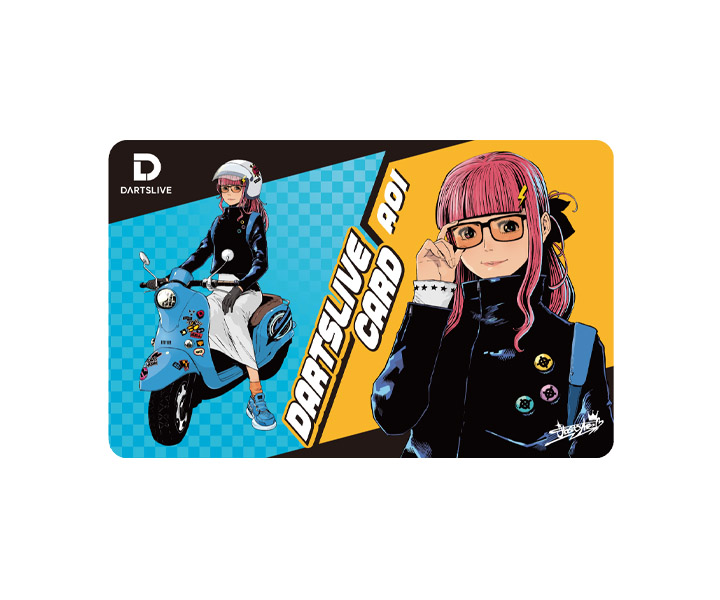 ゲームカード【ダーツライブ】#59 アオイ jbstyle｜ダーツ用品は