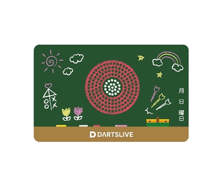 ゲームカード【ダーツライブ】#61 黒板アート｜ダーツ用品はエスダーツ