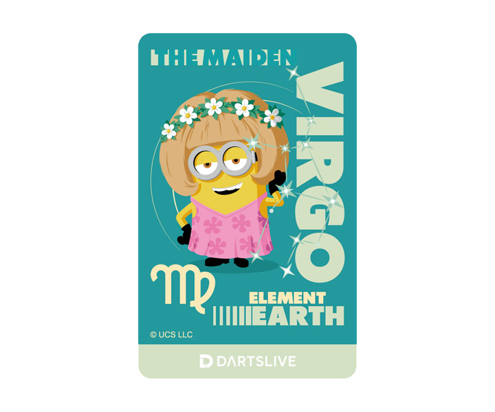 ゲームカード【ダーツライブ】ミニオン 12星座シリーズ VIRGO（おとめ