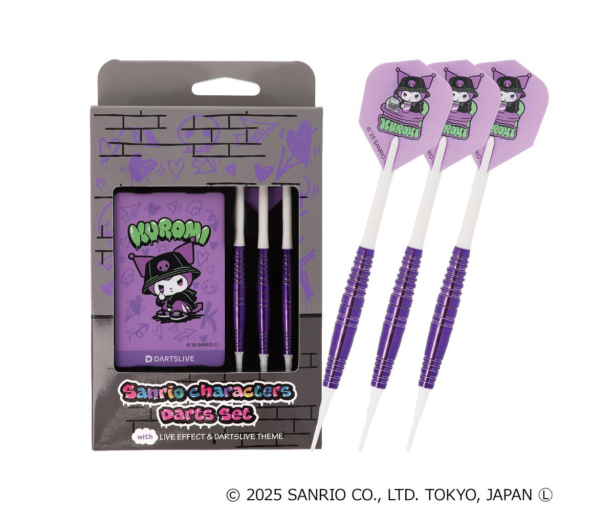 ダーツライブ　クロミ　サンリオコラボ　未使用新品 バレル【ダーツライブ】サンリオキャラクターズ ダーツセット
