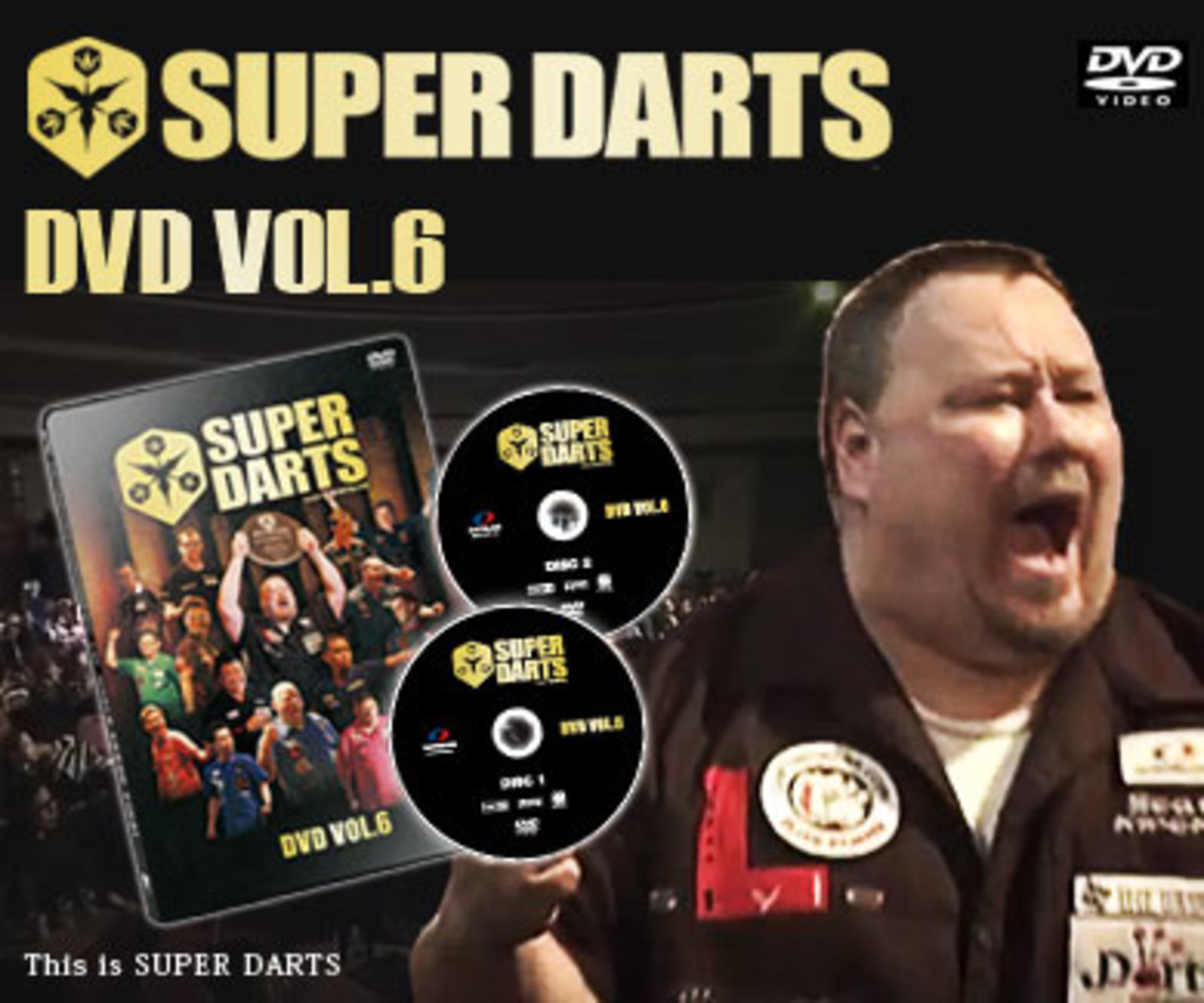 ダーツDVD【ダーツライブ】スーパーダーツ vol.6｜ダーツ用品は