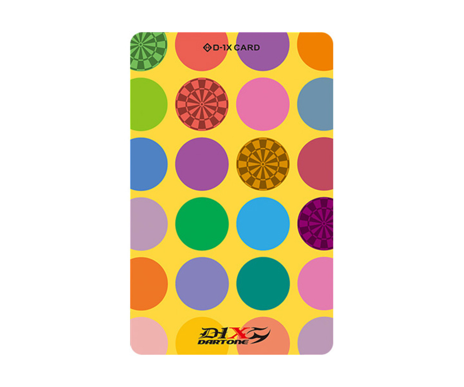 ダーツゲームカード【D-1X】NO.21 カラードット｜ダーツ用品は