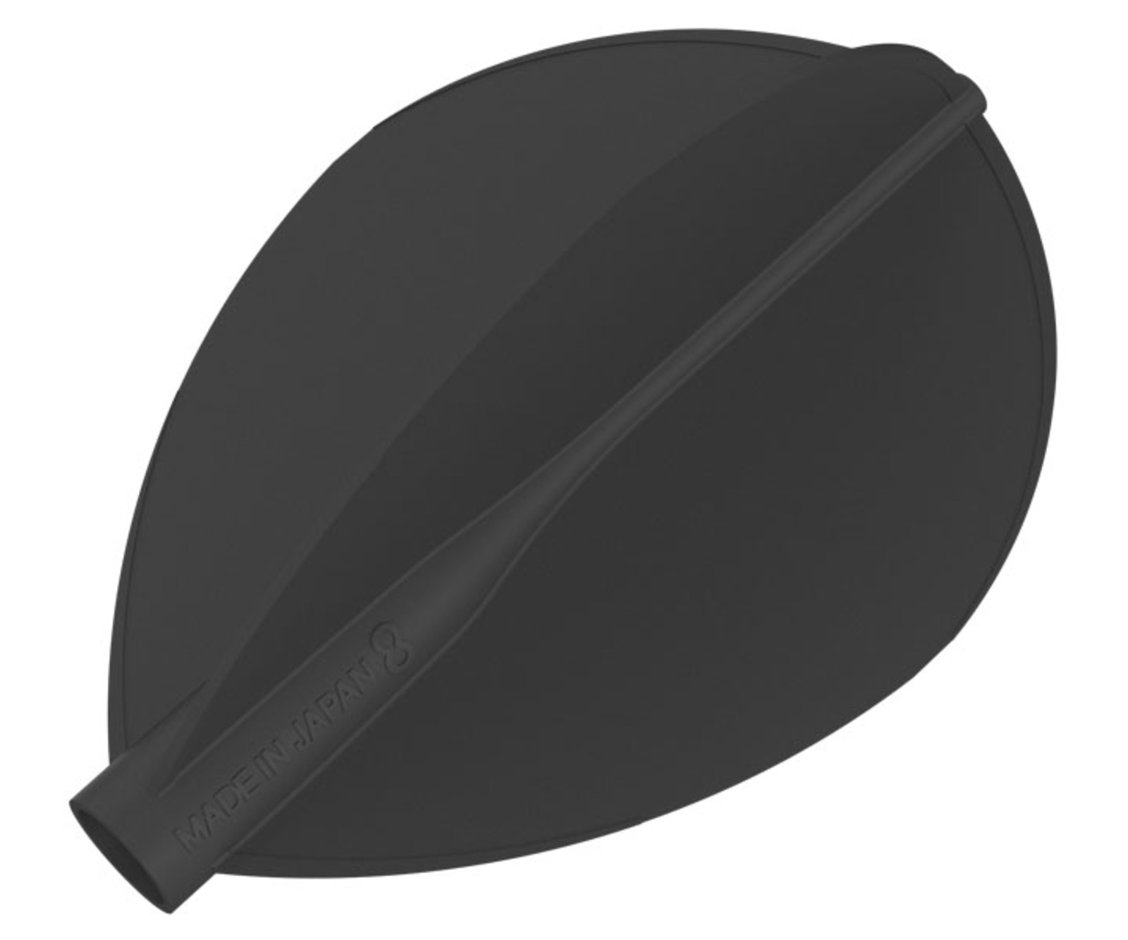 フライト【8フライト】ティアドロップ ブラック｜ダーツ用品は