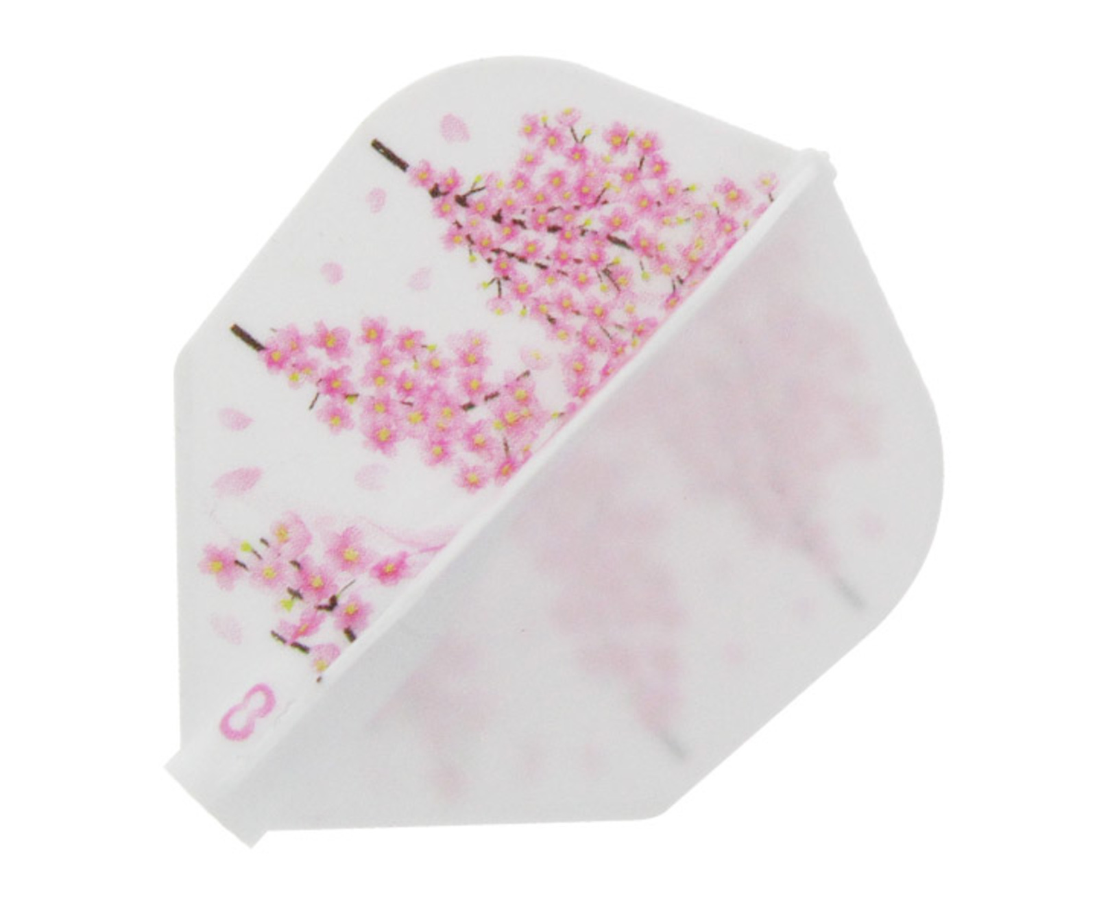 sevenbutterfly 　3点まとめ フライト【8フライト】桜吹雪 シェイプ ホワイト｜ダーツ用品は