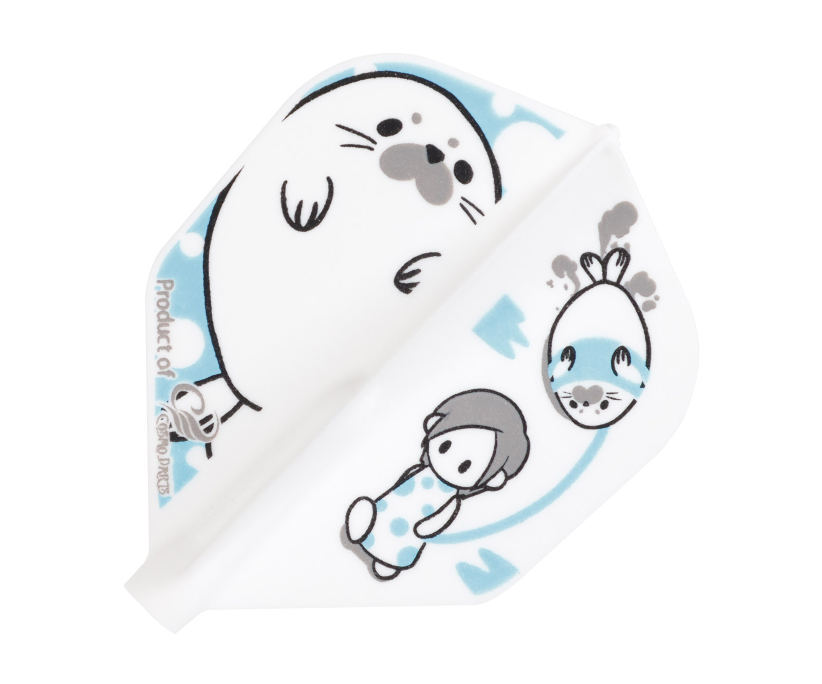 フライト【フィット】藤田真子モデル シェイプ ホワイト｜ダーツ用品は