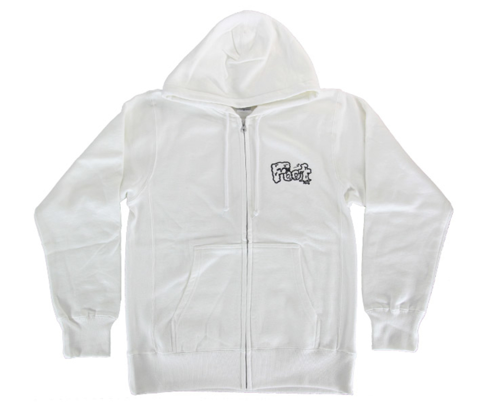 アパレル【フット】ダッジ トラッキン ジップパーカー ホワイト L