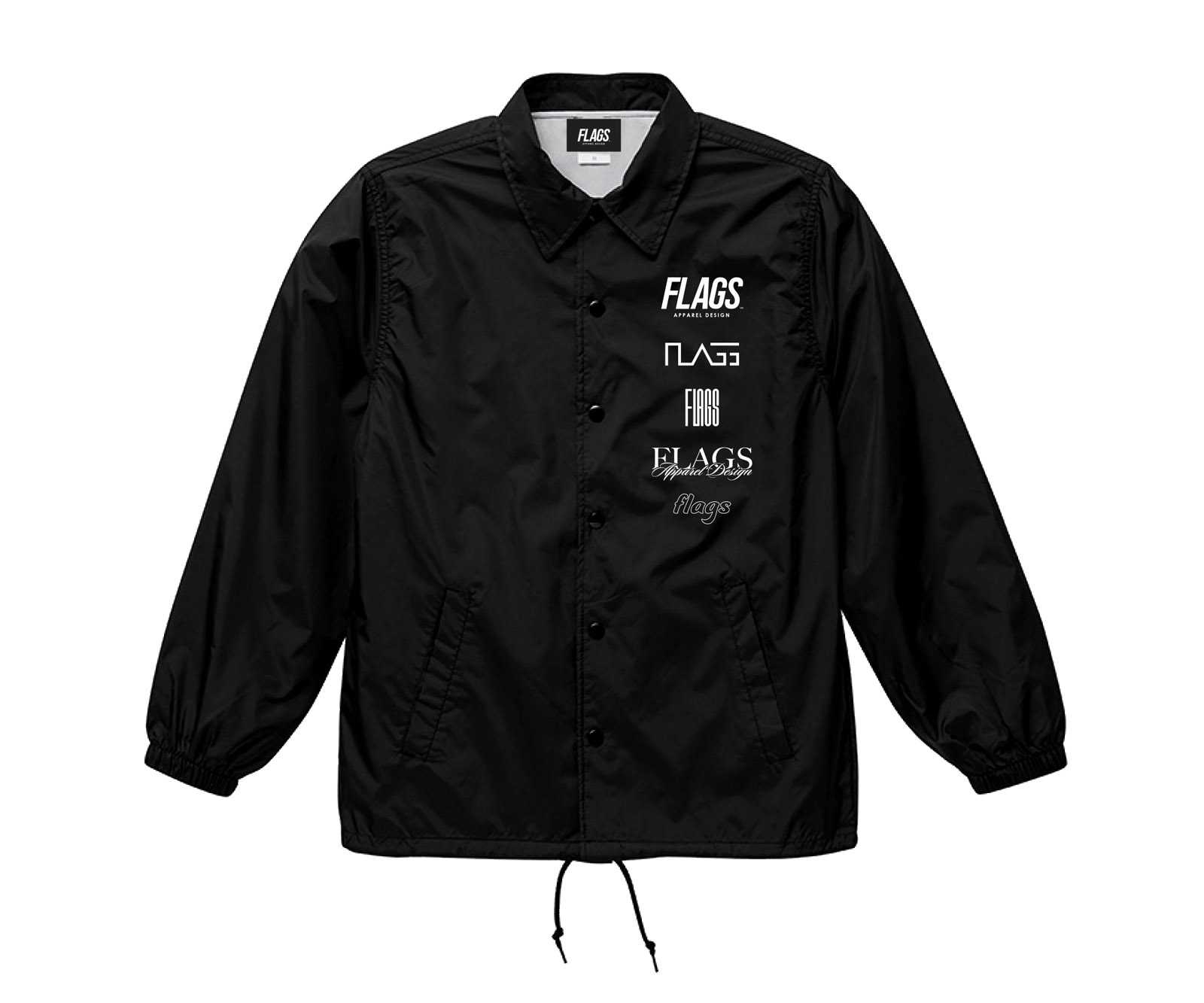 BLACK FLAG／COACH JACKET 新品未使用XL希少 廃盤 SST 受注生産］アパレル【フラッグス】コーチジャケット ブラック XL