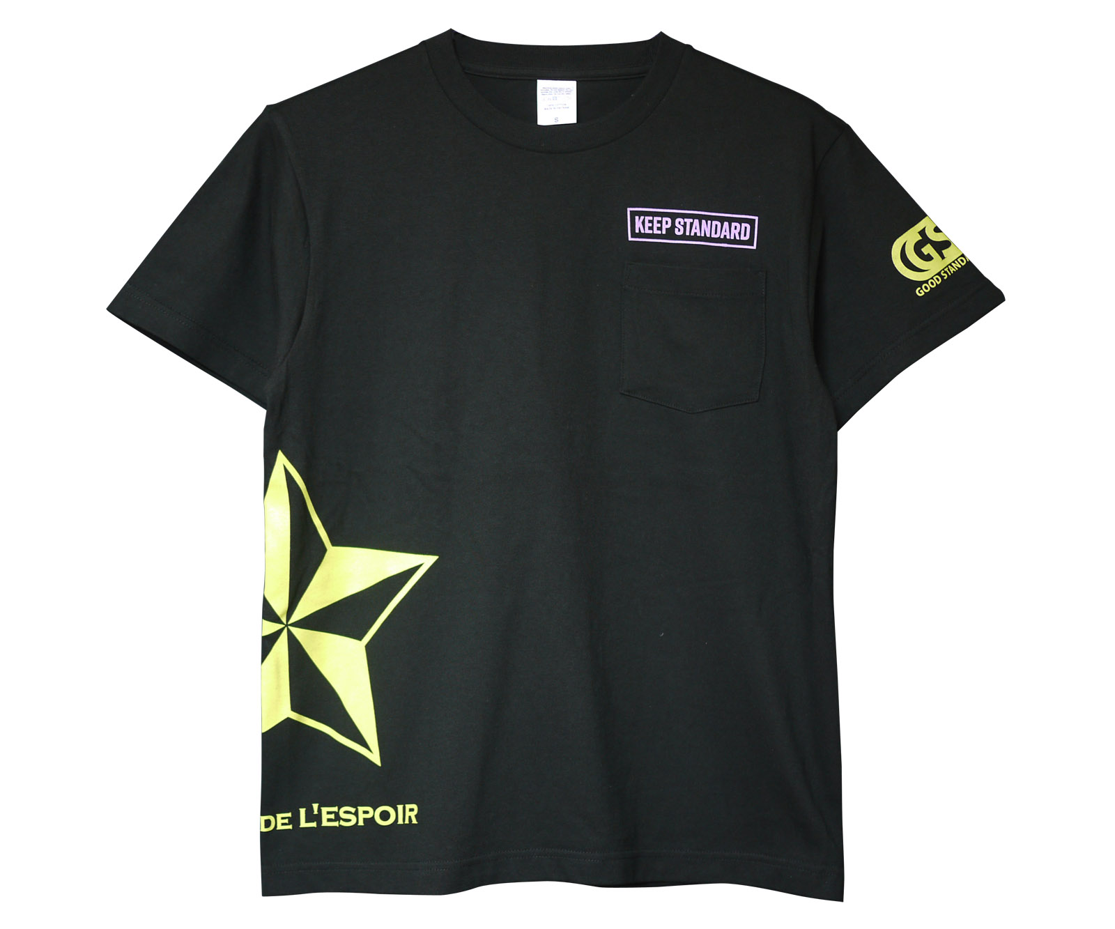 韓国ブランド通販サイト 受注生産］アパレル【ジーエスディー】ビッグロゴ Tシャツ 岩田 ダーツ