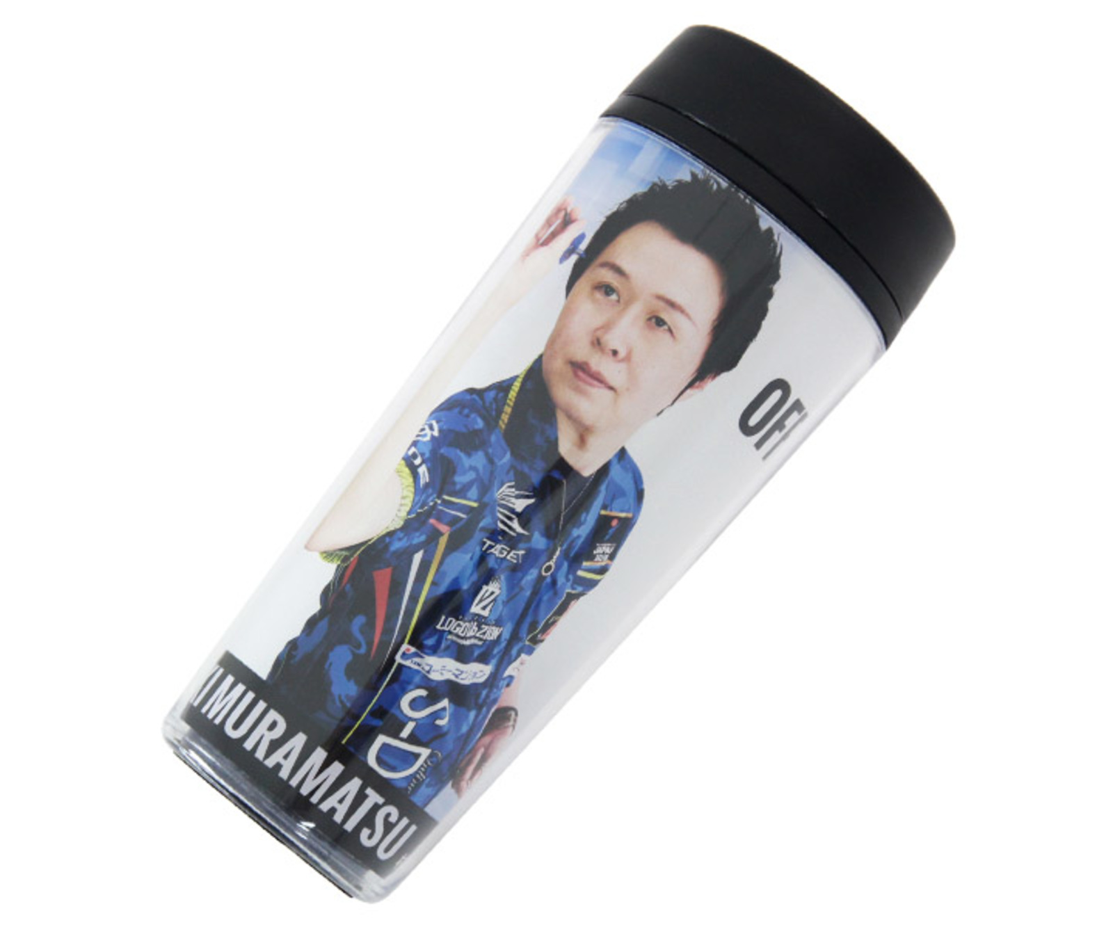 ダーツ雑貨【エスダーツ】オフィシャルプレイヤー2018 タンブラー 村松