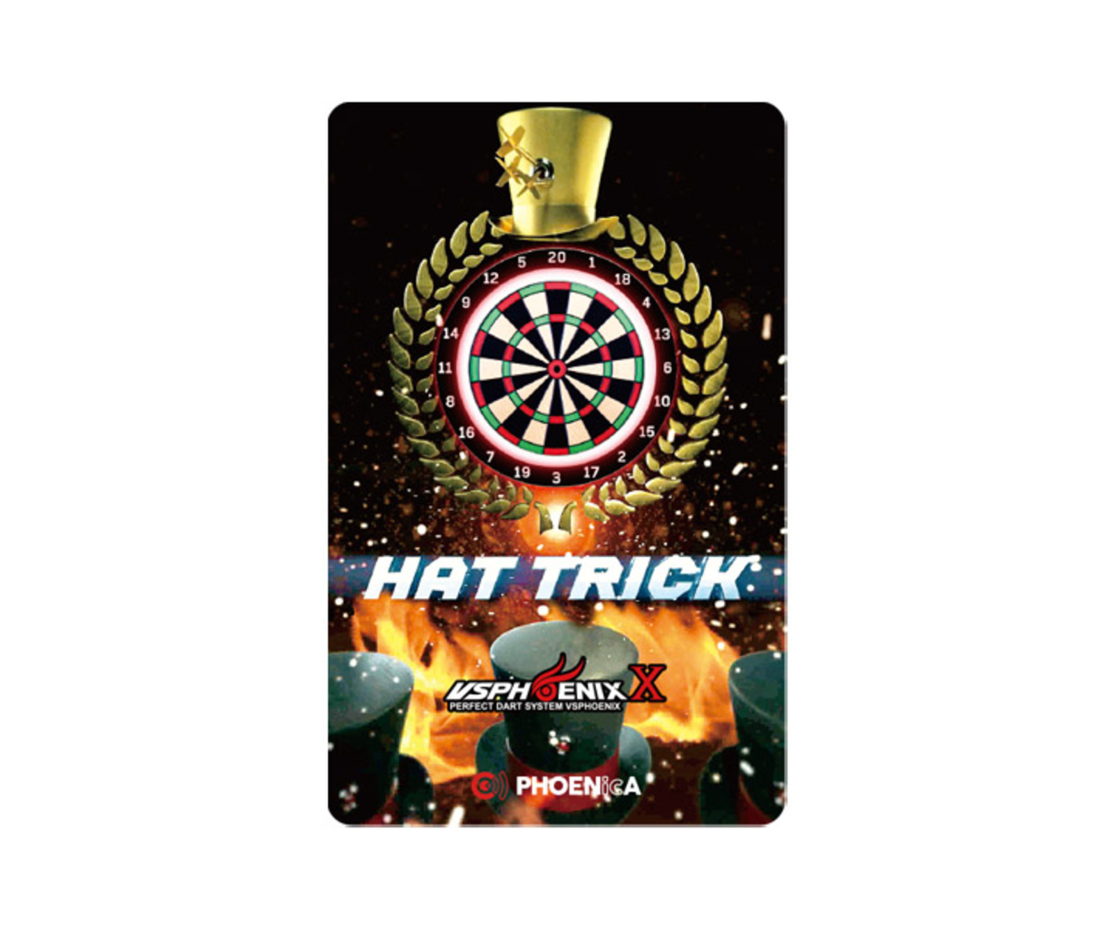 ゲームカード【フェニックス】フェニカ NO.2075 VSX HAT TRICK｜ダーツ