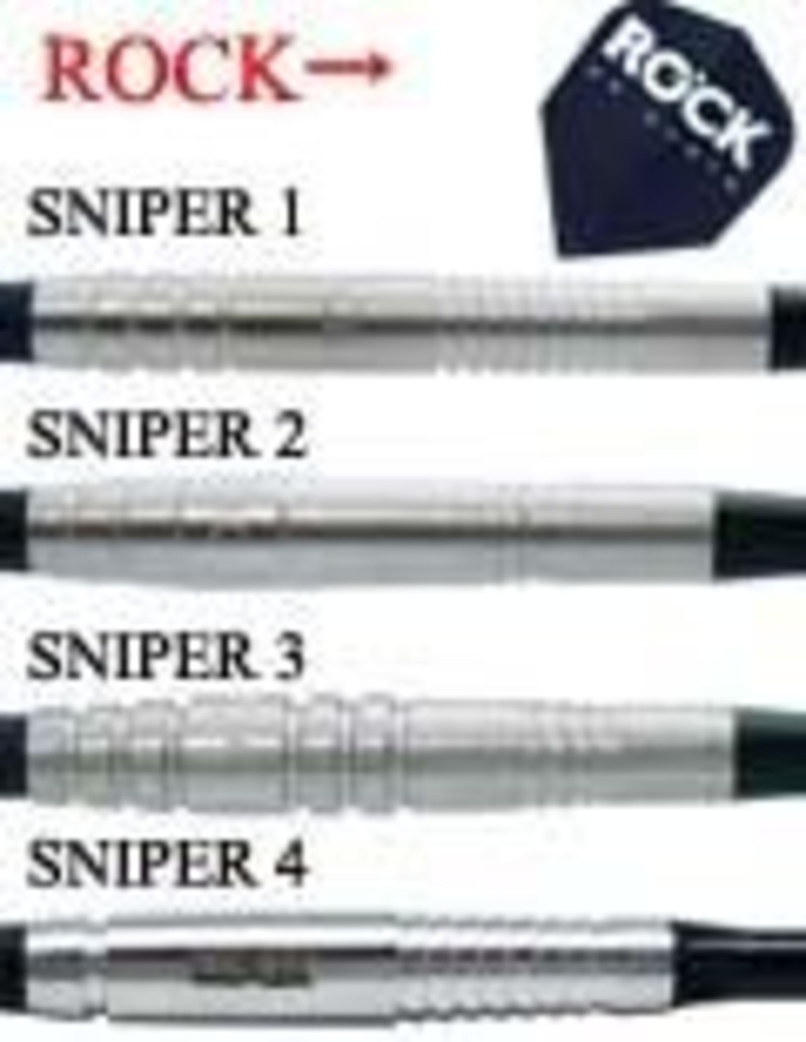 ダーツバレル【ロック】ロック UK Darts SNIPER1 Silver 20g｜ダーツ