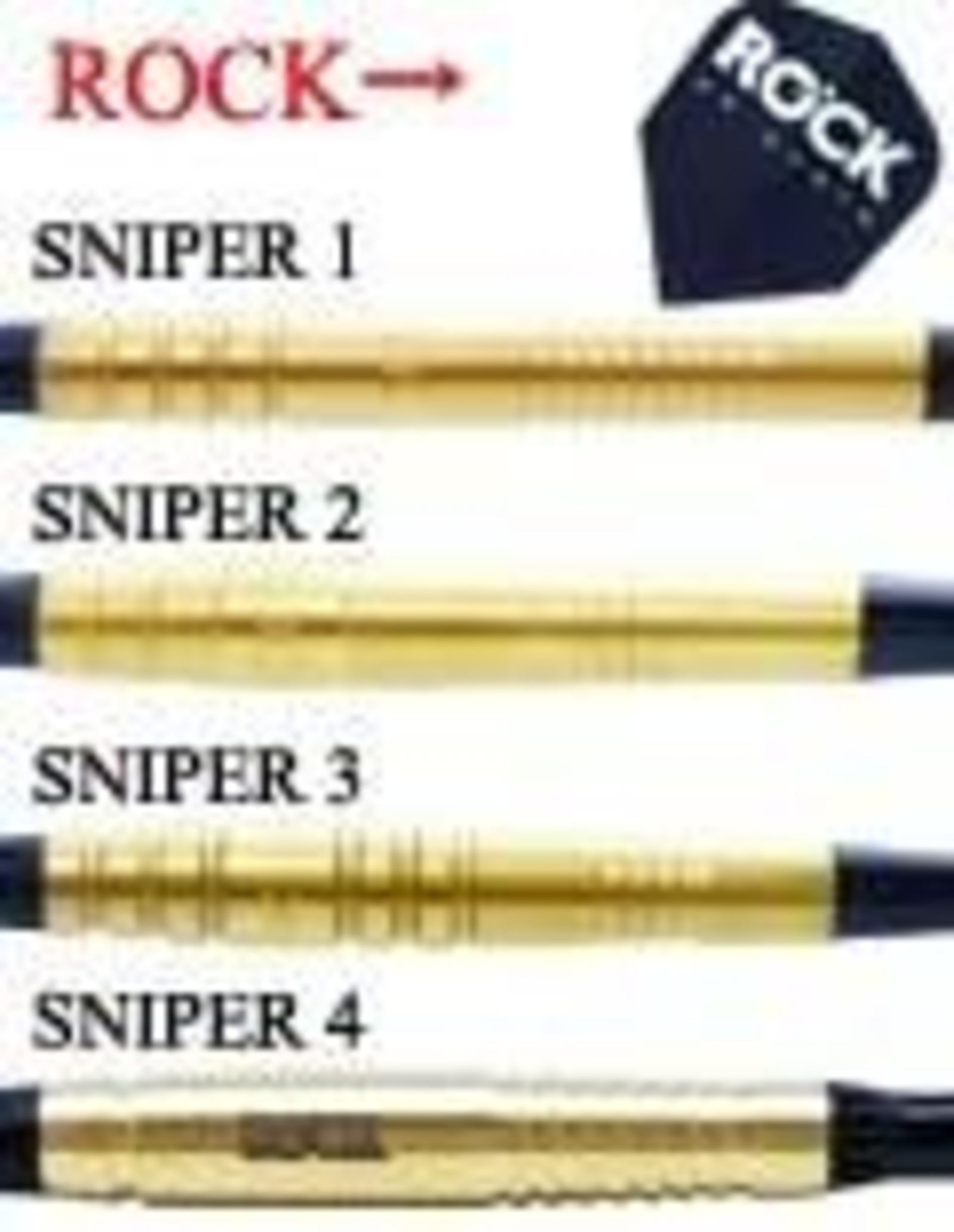 ダーツバレル【ロック】ロック UK Darts SNIPER4 Gold 18g｜ダーツ用品