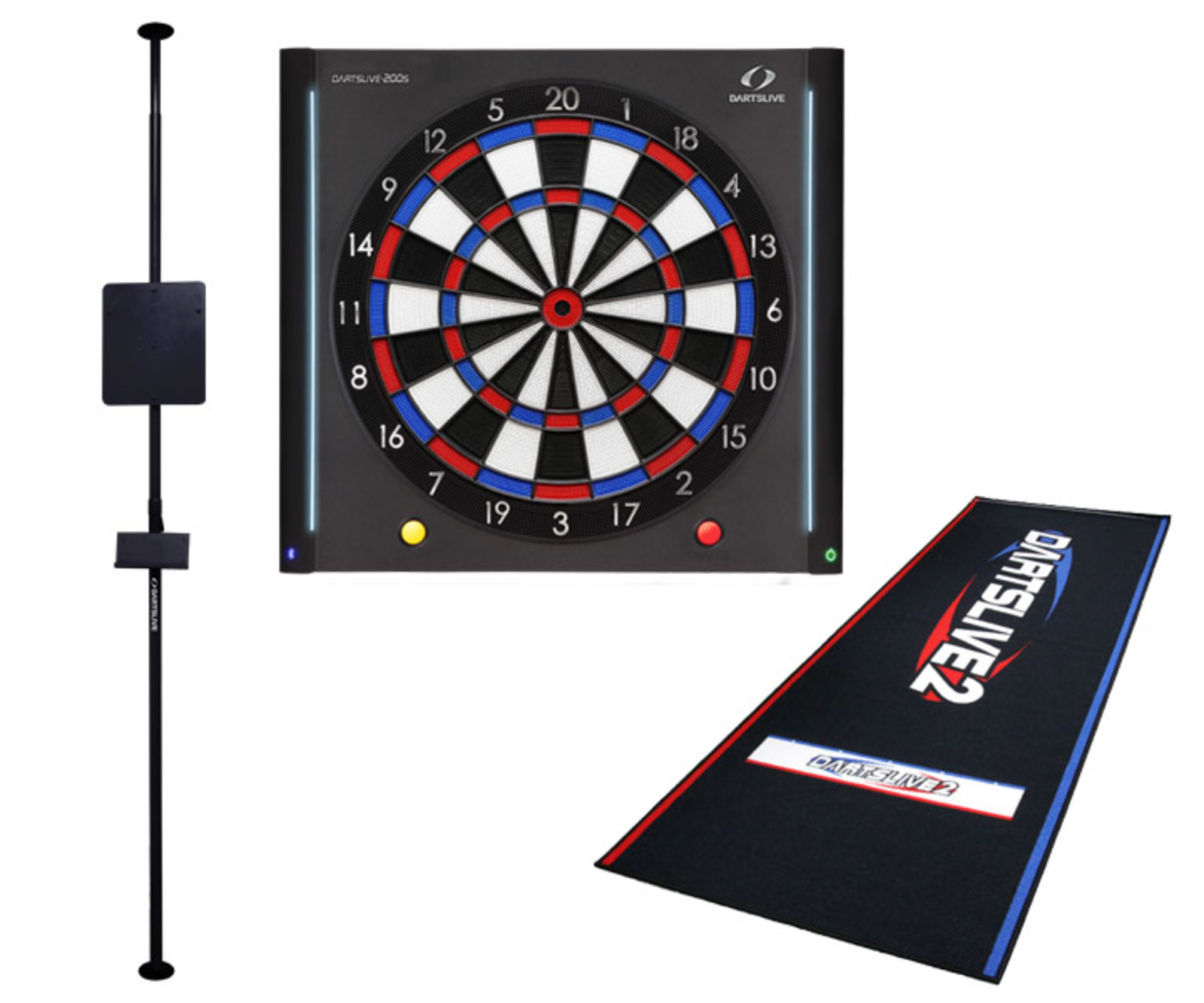 ダーツ 本格派ソフトボードセット☆DARTSLIVE-200S＋ポールスタンド＋ 