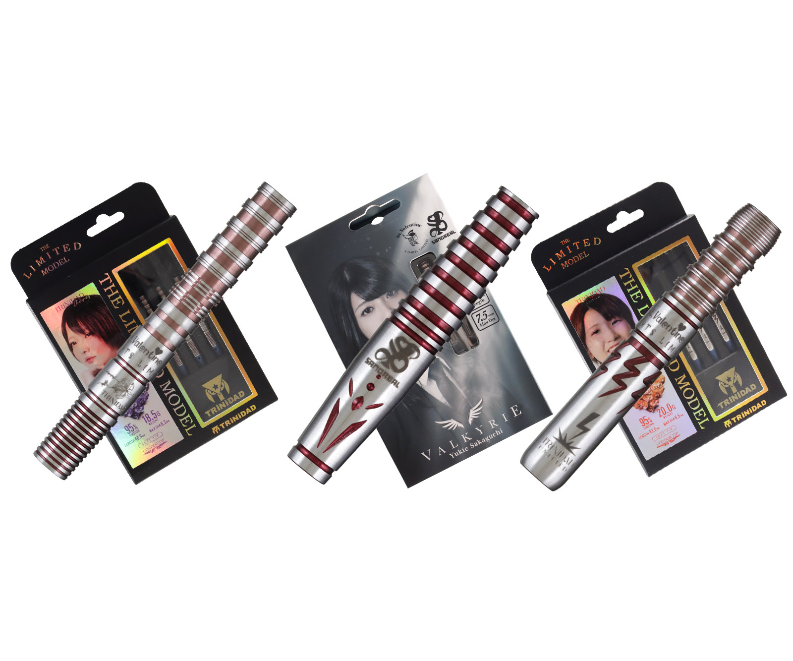 エスダーツバレンタイン限定バレル2026 トリロジーセット｜ダーツ用品