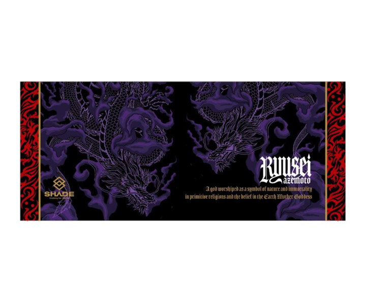 ダーツ雑貨【シェード】シェードプレイヤー フェイスタオル 2025 畦元