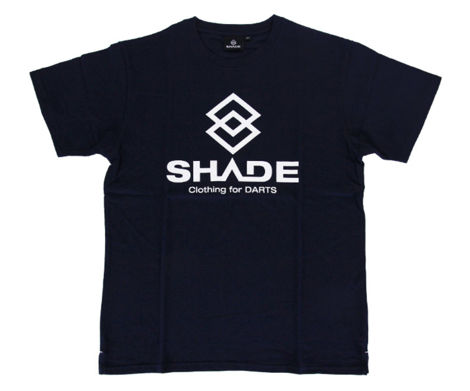 アパレル【シェード】SHADEロゴ Tシャツ ネイビー L｜ダーツ用品は 