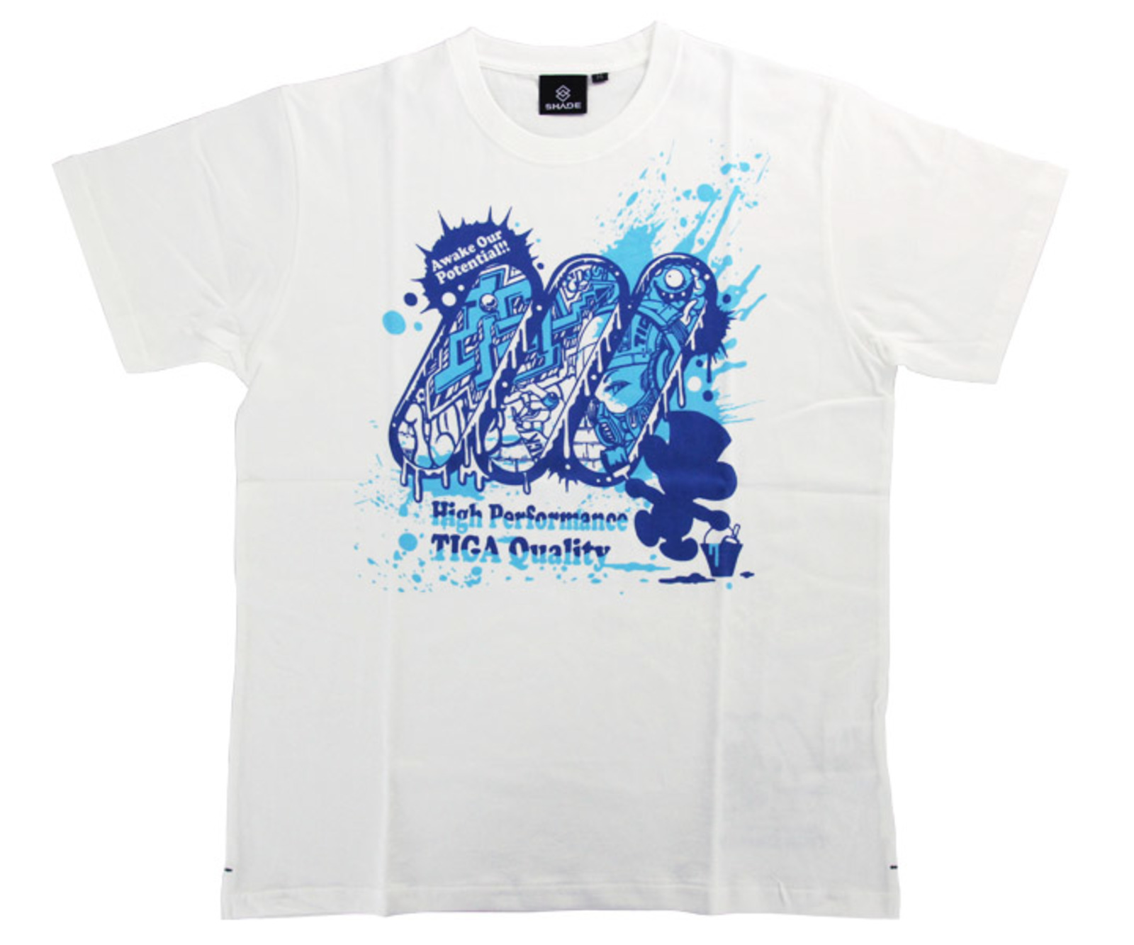 アパレル【ティガ】Tシャツコレクション 2019 ホワイト S｜ダーツ用品