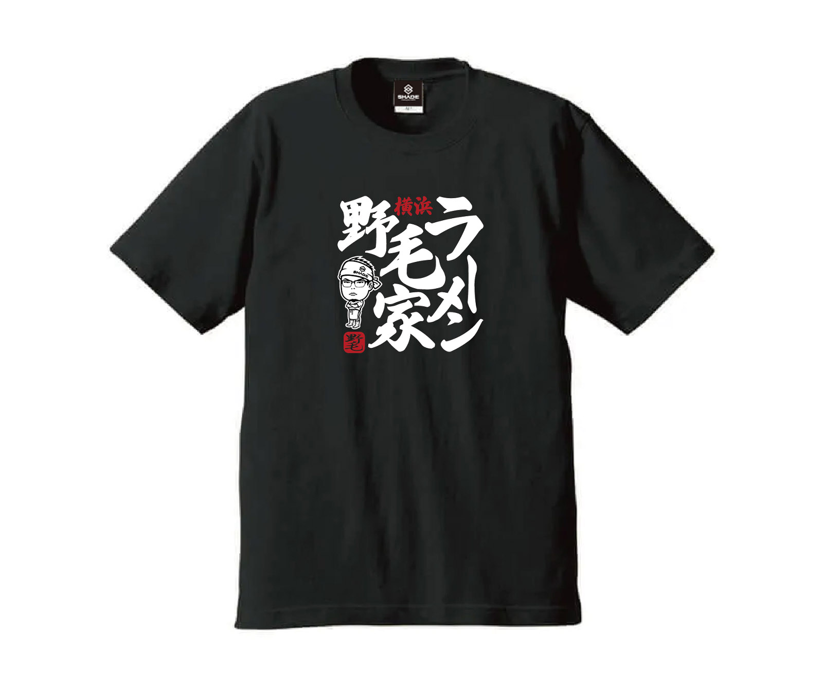 受注生産］アパレル【シェード】野毛駿平似顔絵Tシャツ 2023 ブラック