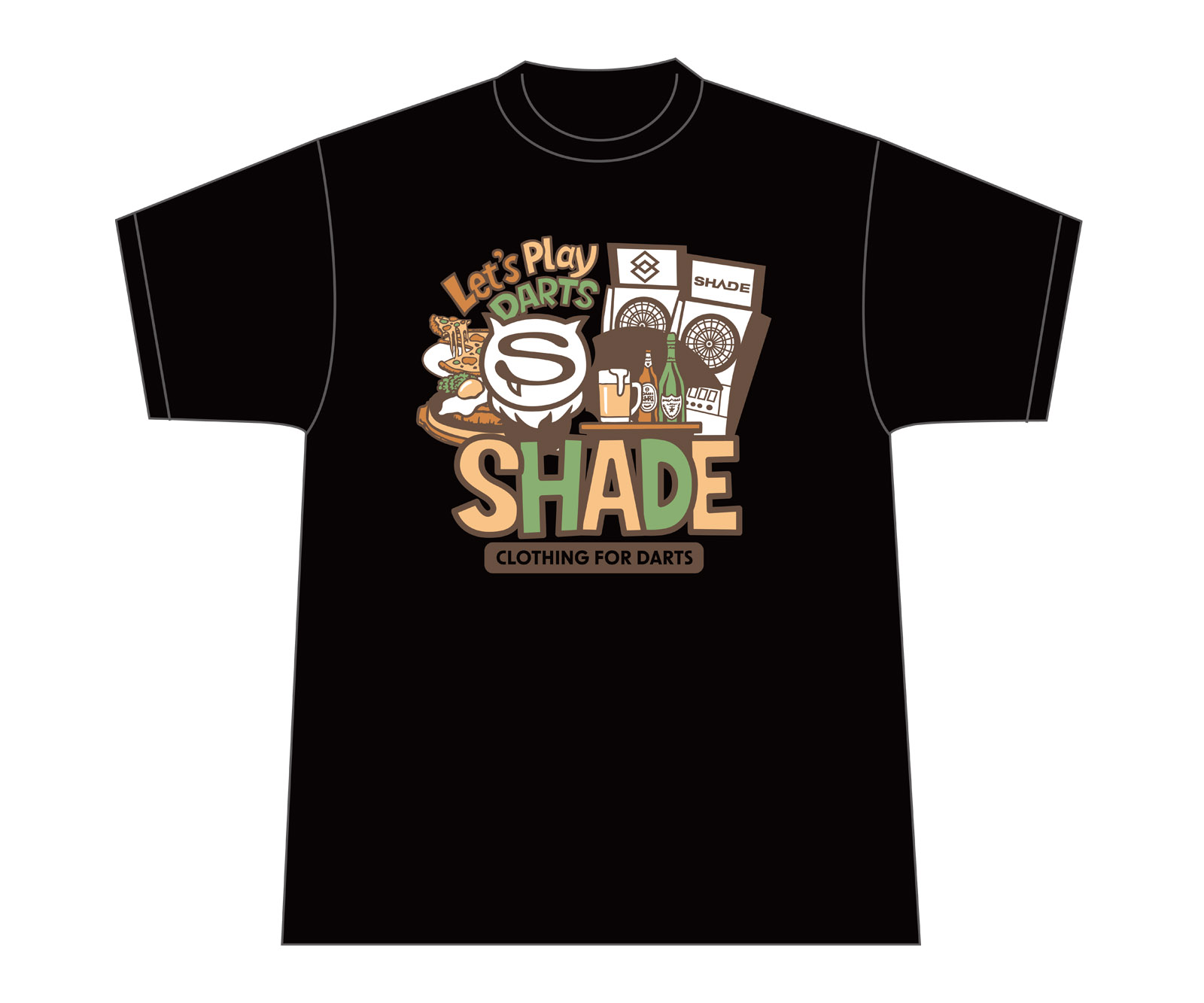 受注生産］アパレル【シェード】SHADEBAT IN DARTSBAR Tシャツ 2024 