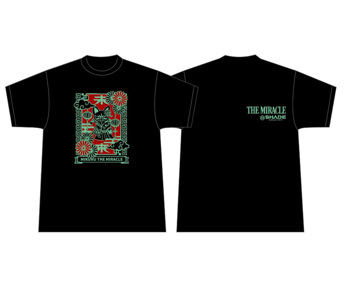 鈴木未来　SHADEパーカー　クリアファイル付 受注生産］アパレル【シェード】鈴木未来コラボTシャツ 2025 ブラック