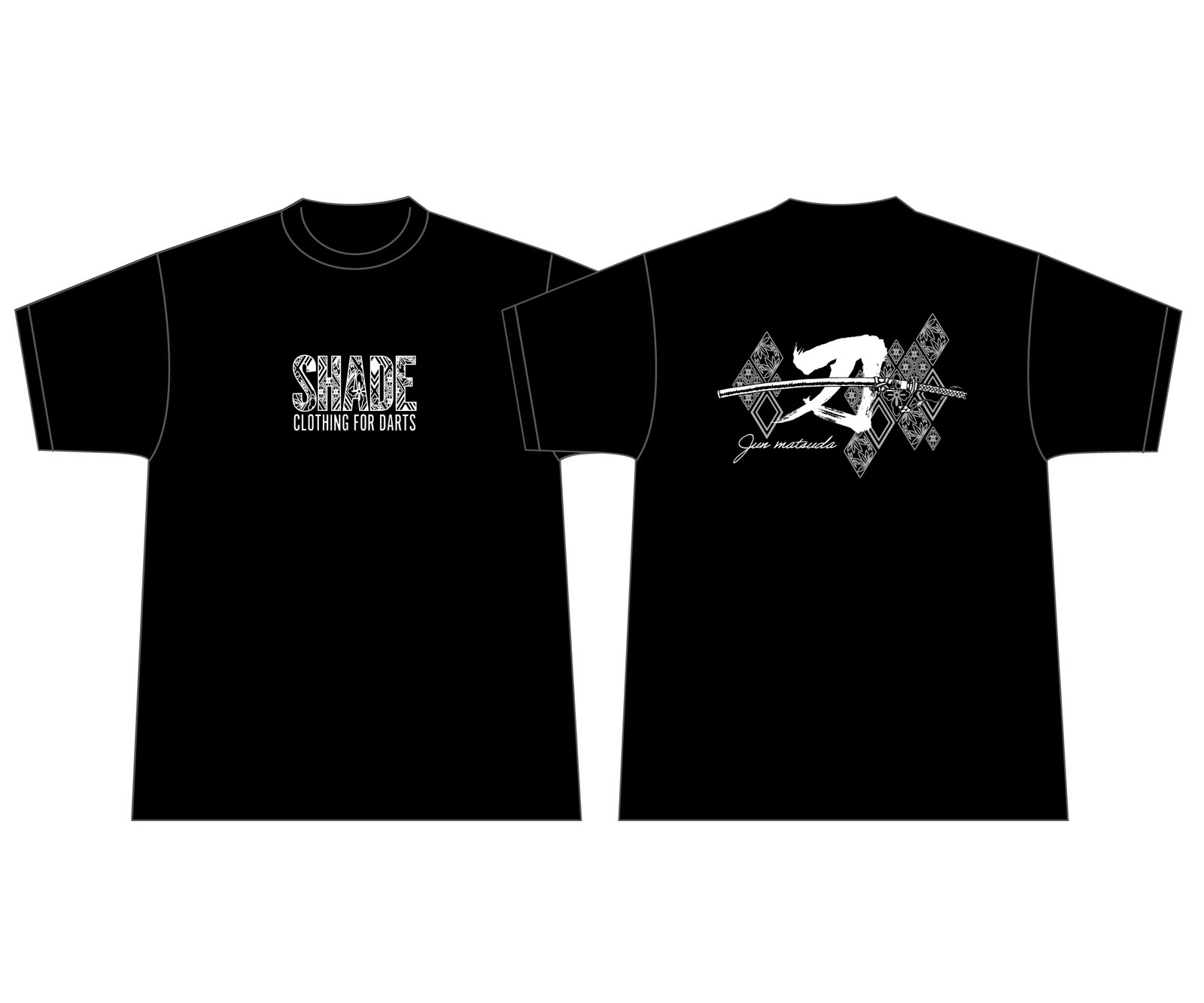 受注生産］アパレル【シェード】松田純コラボTシャツ 2026 ブラック L
