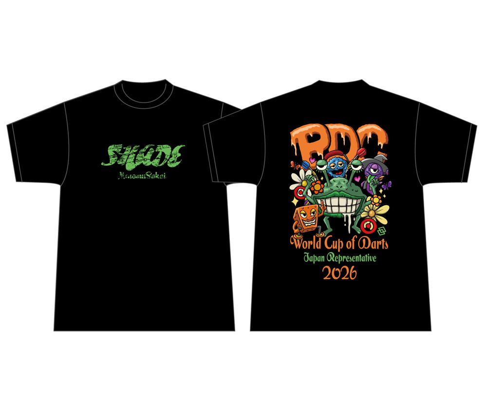 予約商品】［受注生産］アパレル【シェード】酒井素 W杯応援Tシャツ