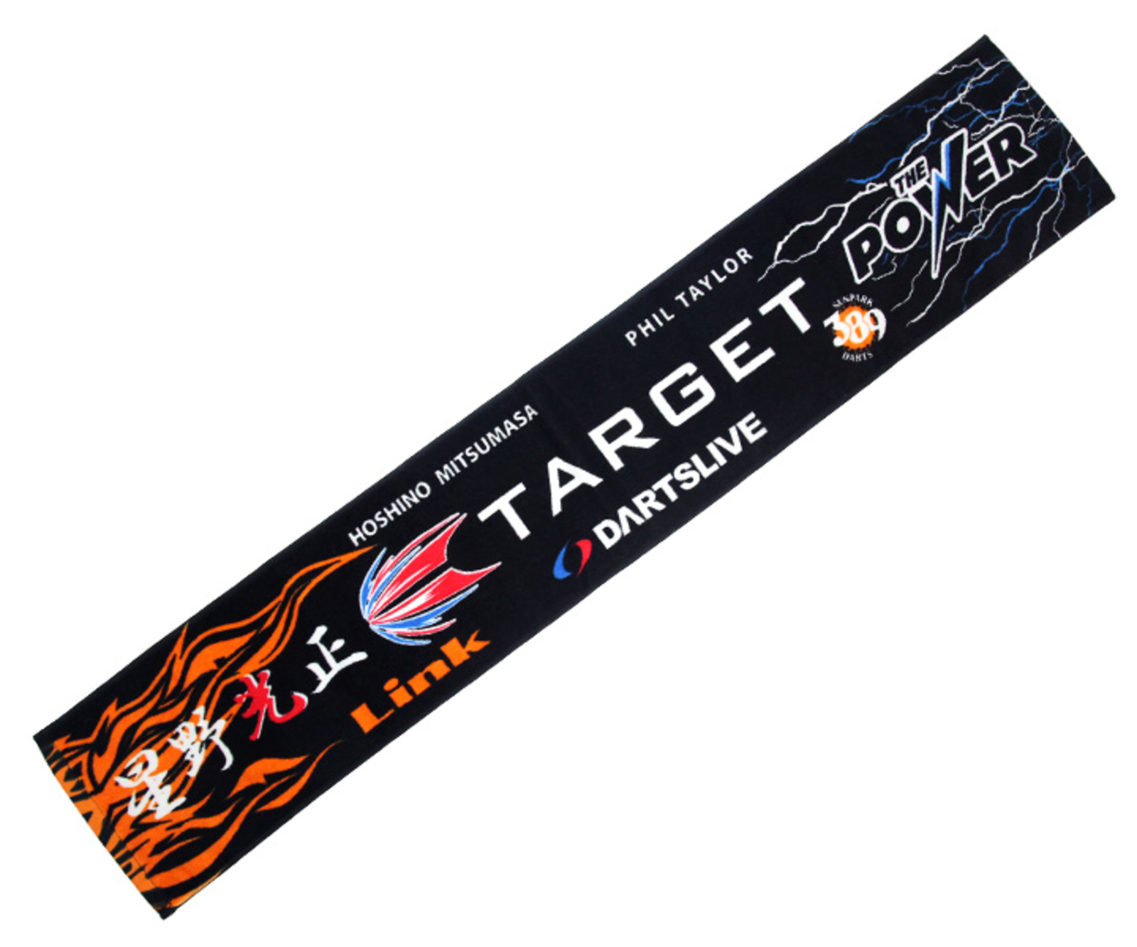 ダーツ雑貨【ターゲット】TOUR OF LEGEND 2014 マフラータオル｜ダーツ