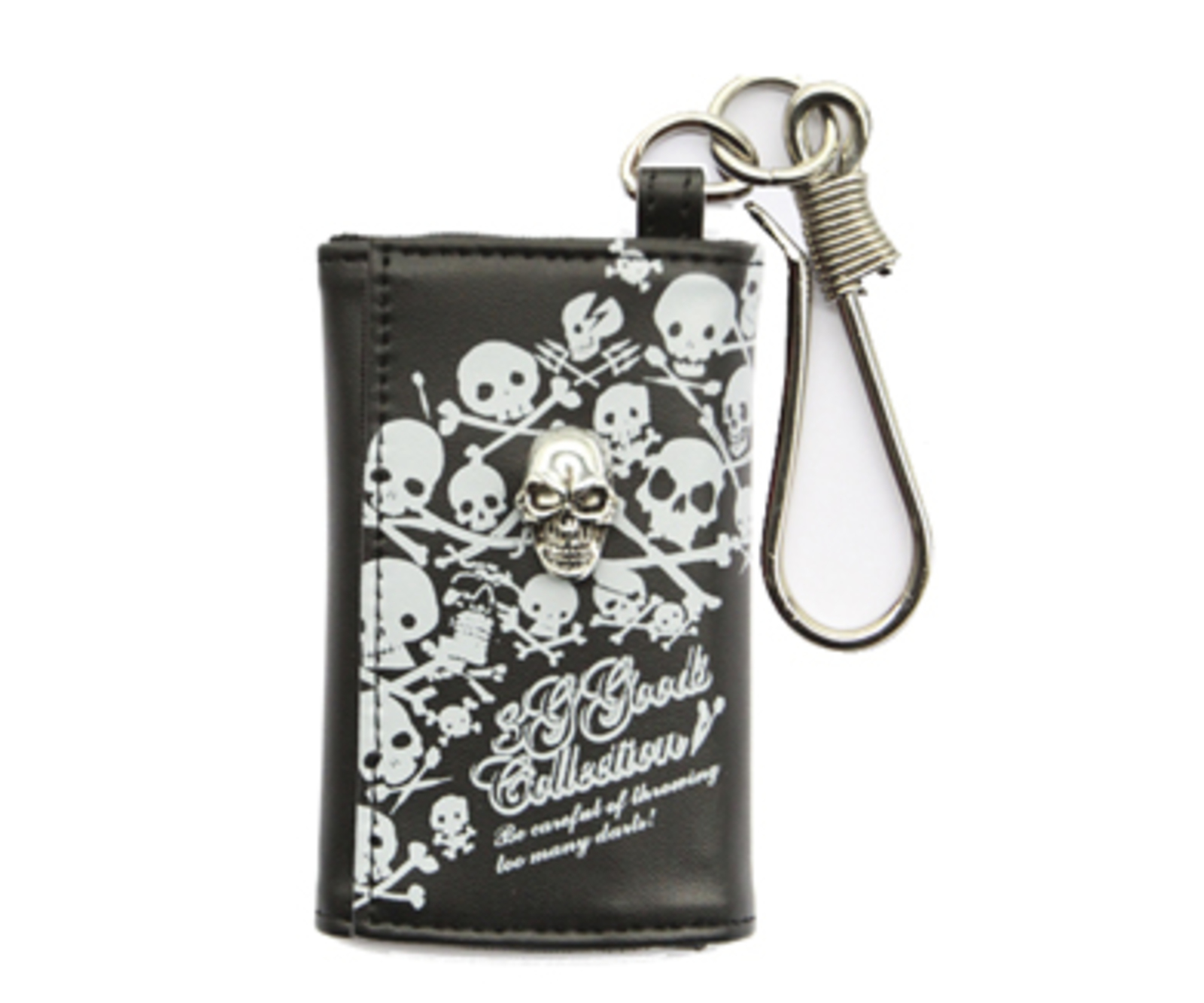 ダーツケース【3GGC】LX-08 （Skull）ブラック｜ダーツ用品は