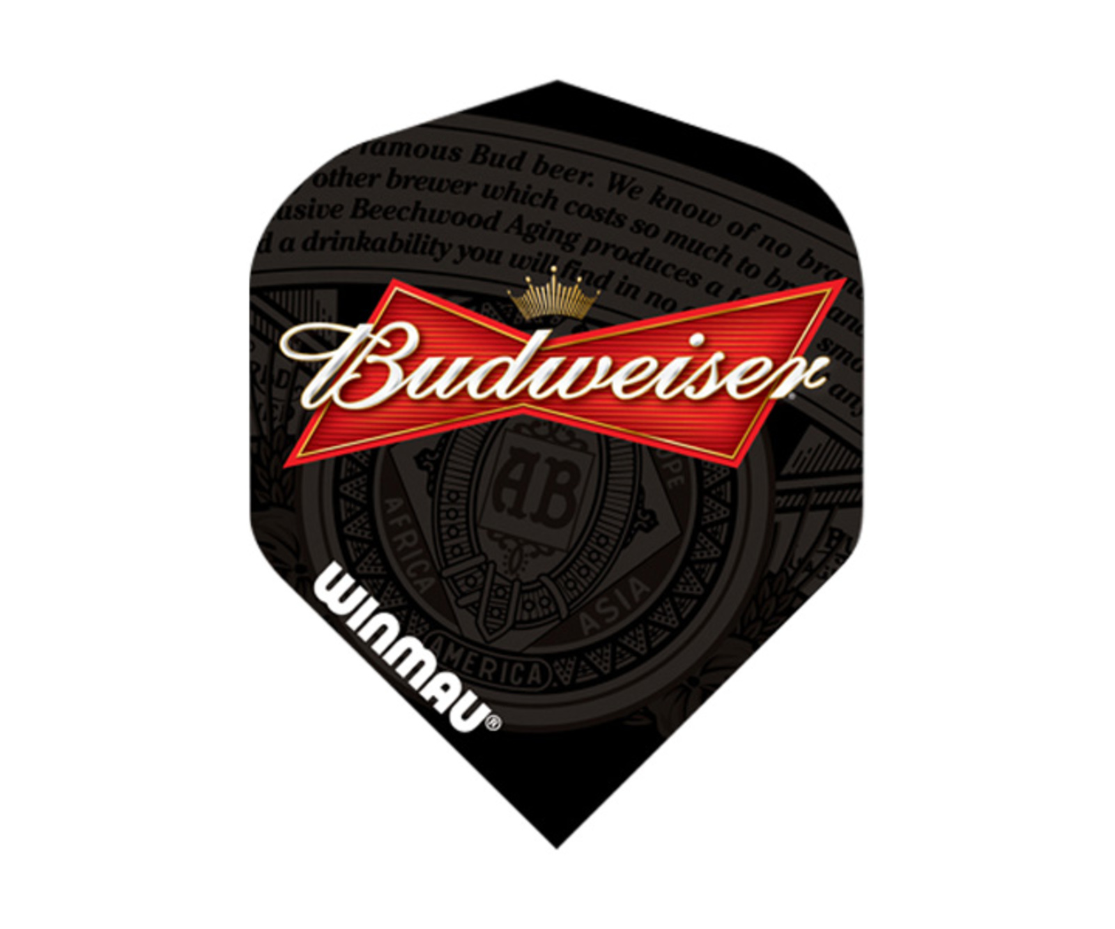 ダーツフライト【ウィンモー】バドワイザー メガスタンダードフライト